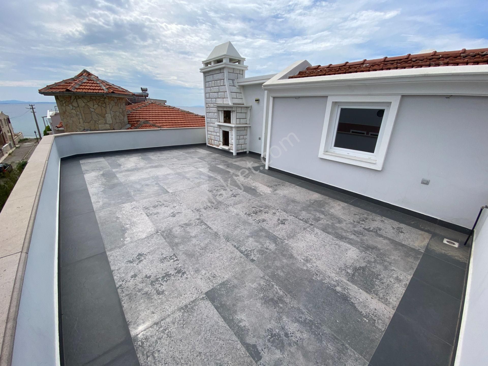 Altınoluk İlkbahar'dan Denize 20 Adım 293m2 Arsa İçinde Tam Bağımsız 8+1 Lüx Villa - Görsel 4