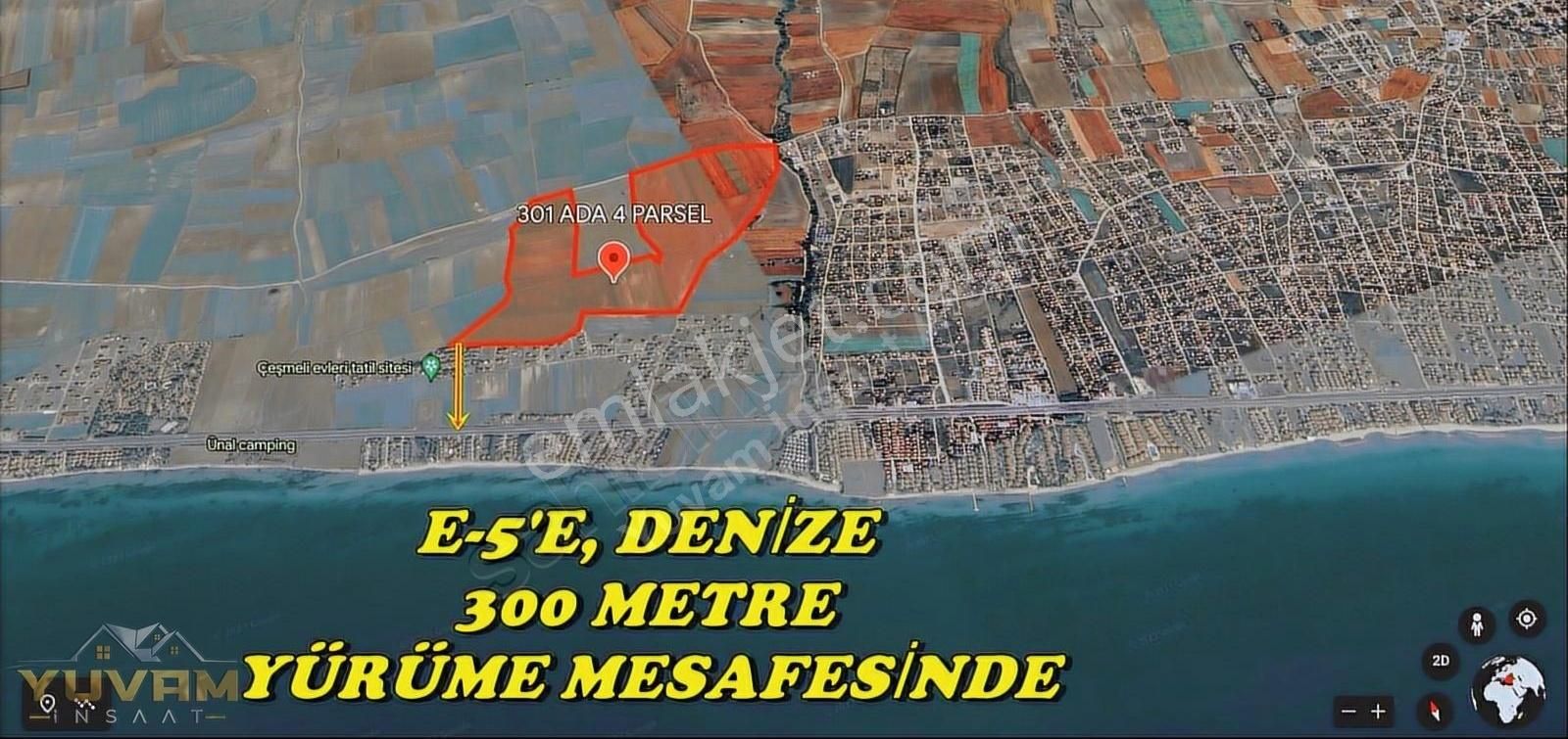 Marmaraereğlisi Çeşmeli Satılık Tarla Yuvam Arsa Ofisi Ve Kuyumculuktan İmarlı 350 M2 Fırsat Arsa !!!!