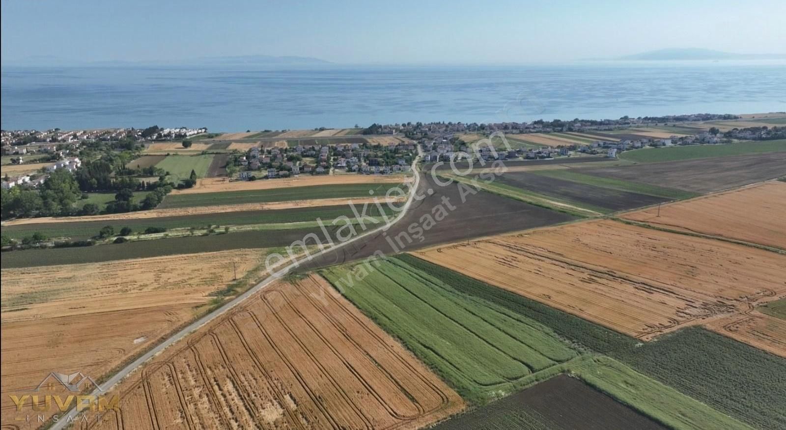 Marmaraereğlisi Çeşmeli Satılık Tarla Yuvam Arsa Ofisi Ve Kuyumculuk'tan Deniz Manzaralı 400 M2 Arsa !