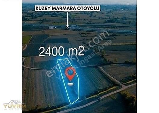 Adapazarı Abalı Satılık Tarla Yuvam Arsa Ofisinden Abalı'da Tek Tapu 2400 M2 Fırsat Arsa !!!