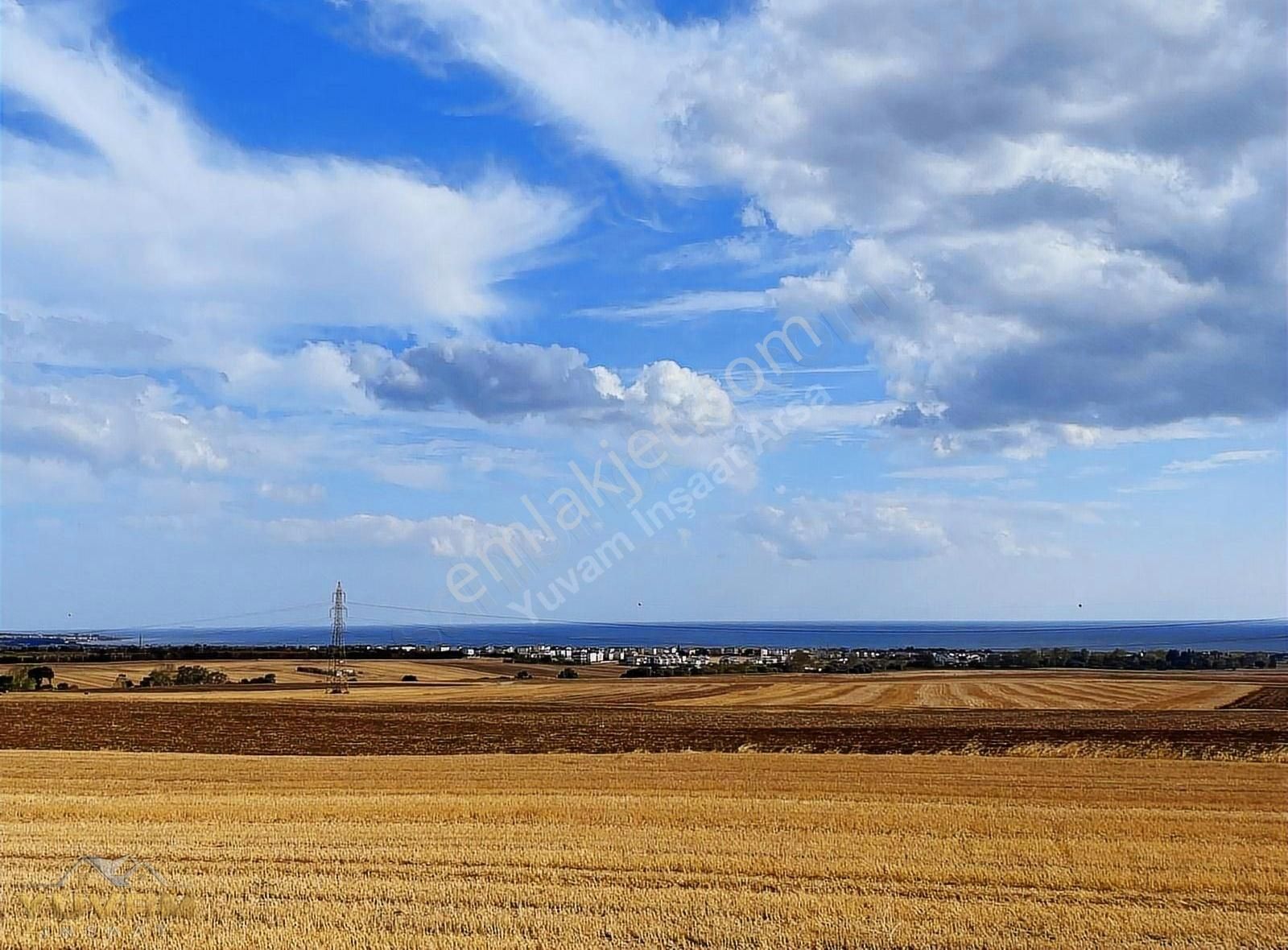 Marmaraereğlisi Çeşmeli Satılık Tarla Yuvam Arsa Ofisi Ve Kuyumculuktan 1033 M2 Deniz Manzaralı Arsa !