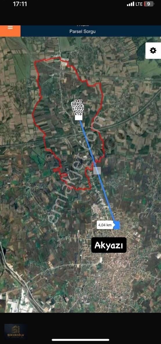 Akyazı Vakıf Satılık Konut İmarlı Acil Akyazıda 915 Mt Yollu Köyiçi İmarlı Satılık Kelepir Arsa