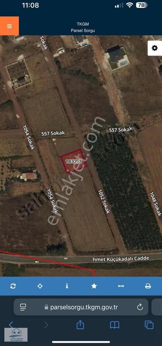 Döşemealtı Yeniköy Satılık Villa İmarlı Döşemealtı/ Kırkgöz Yeniköy'de Satılık 600 M2 Villa Arsası