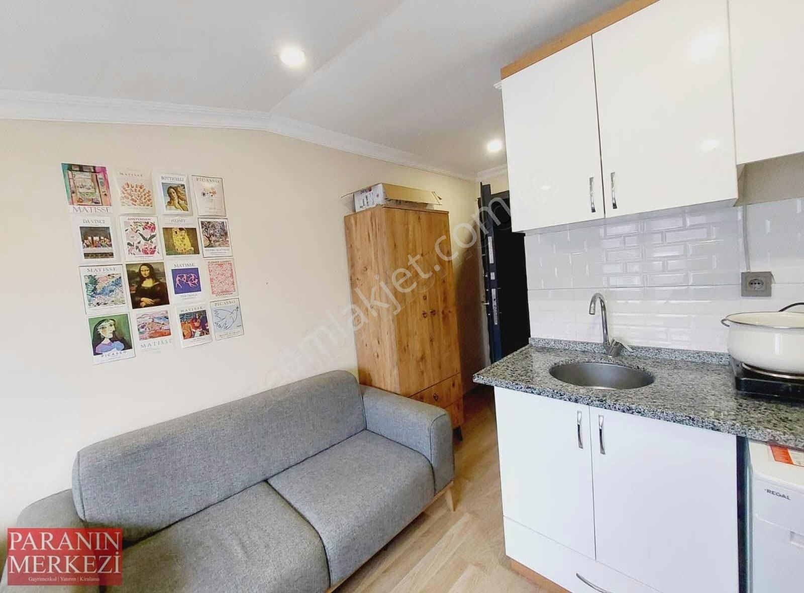 Şişli Gülbahar Eşyalı Kiralık Daire Para'dn Faturalar Dahil Cadde Uzeri 2 Dk 1+0 Daire