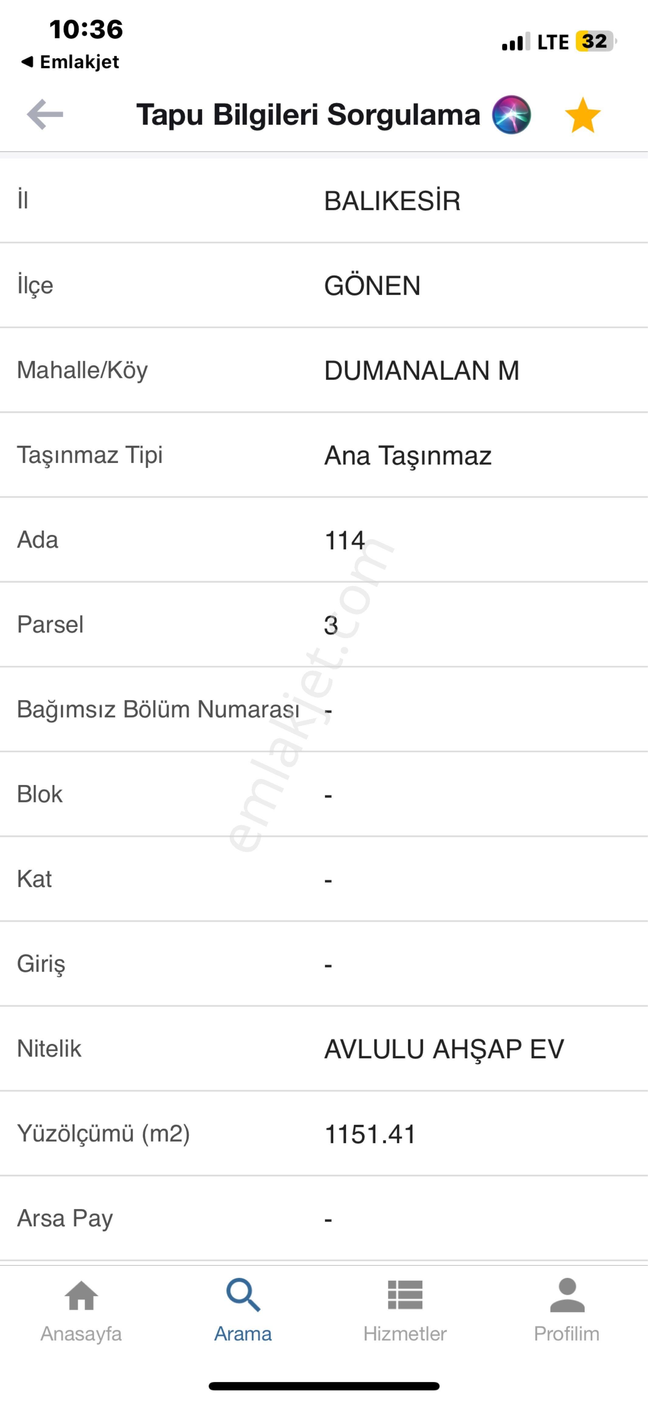 Gönen Dumanalan Satılık Konut İmarlı Satılık Konut İmarlı Köy İçi Arsa