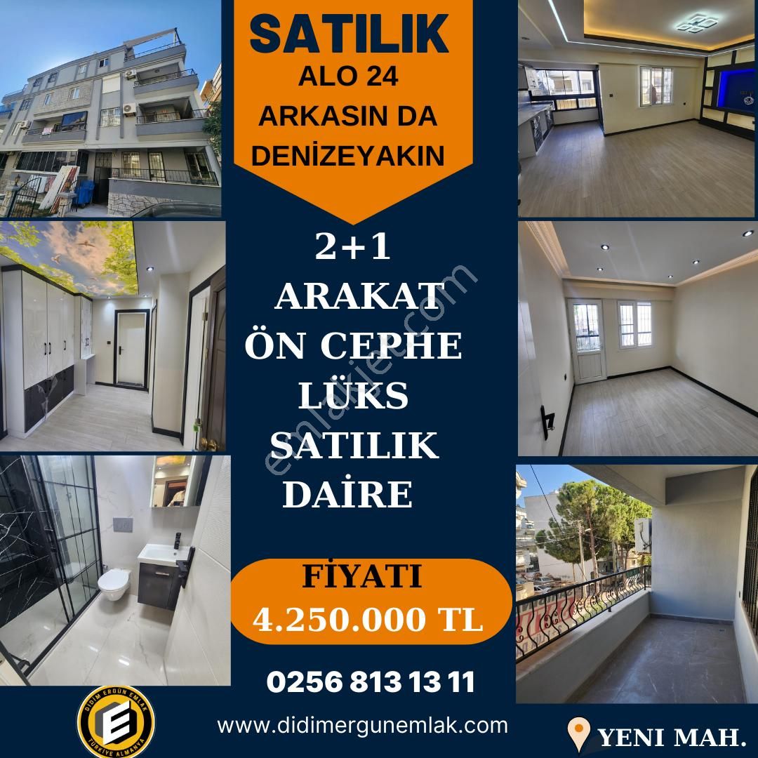 Didim Altınkum Satılık Daire Atatürk Bulvarına Yakın Alo 24 Arkasın Da Arakat Lüks Yapılı Satılık 2+1 Daire ( Ek : 1219 )