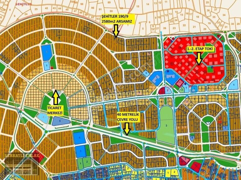 İnegöl Baykoca Satılık Konut İmarlı Serhatlı'dan Yeni İnegöl Projesinde 32 Dairelik Dairelik Arsa