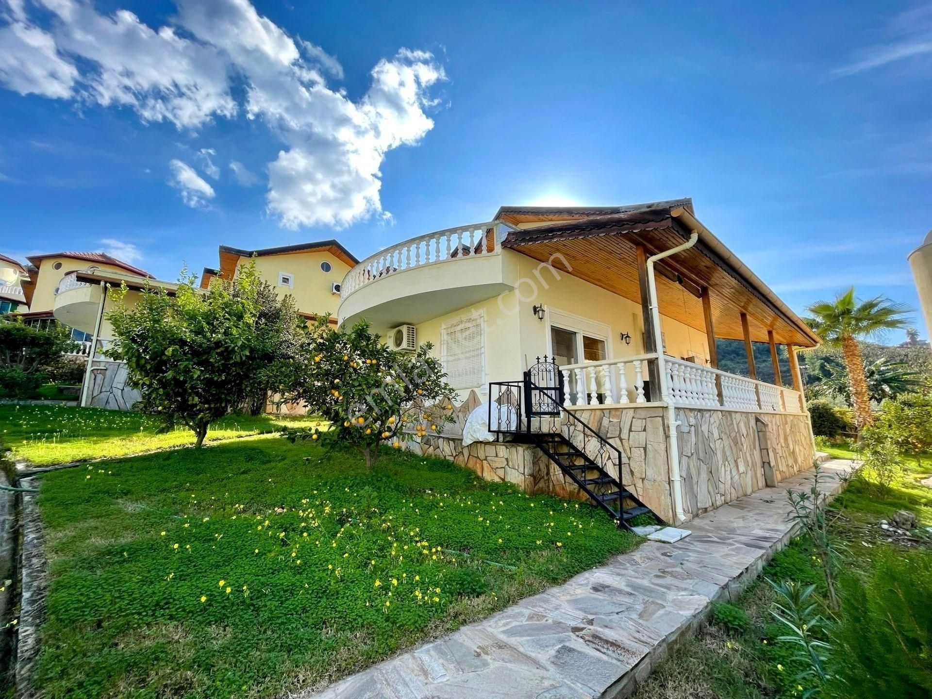 Alanya Kargıcak Satılık Villa Alanya Kargıcakta Satılık 3+1 Full Deniz Manzarlı Bahçeli Villa