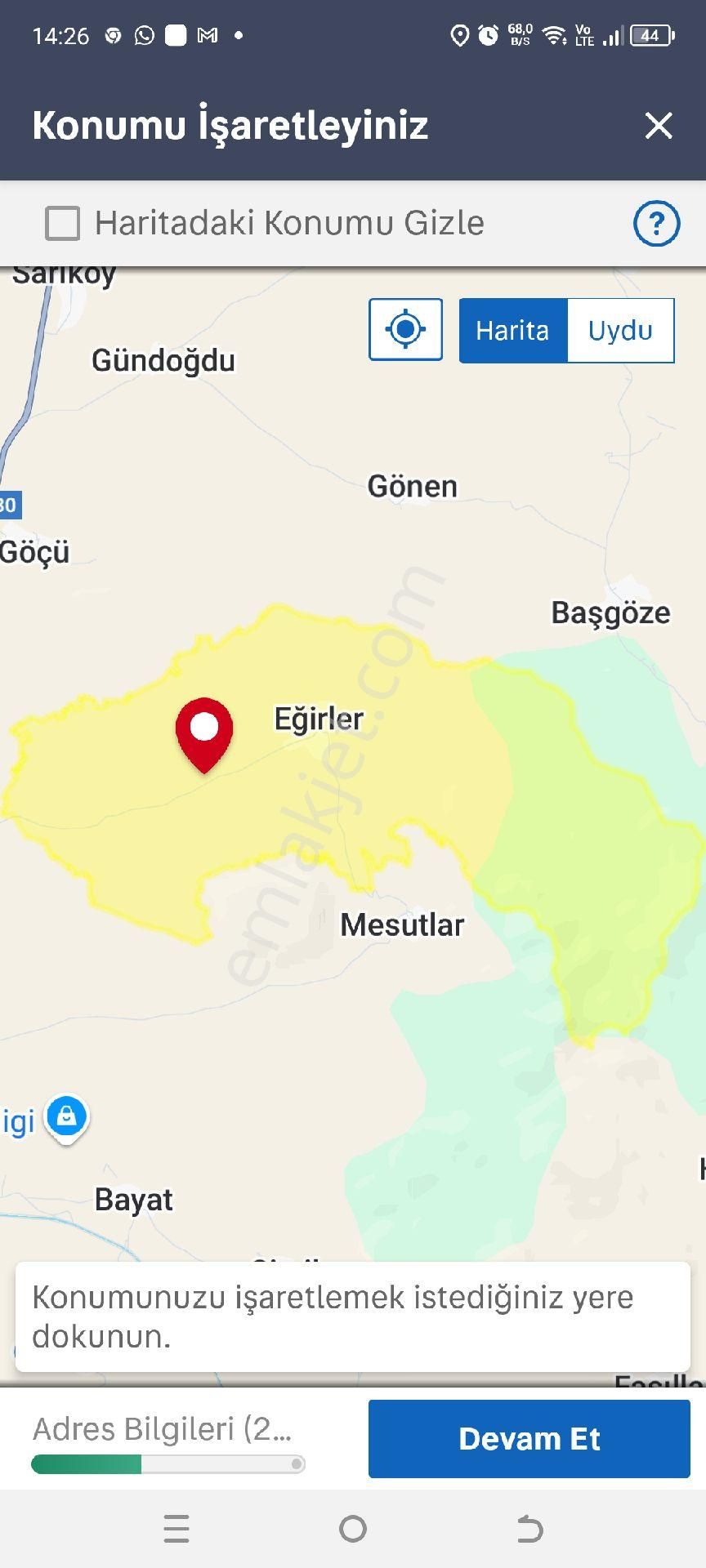 Beyşehir Eğirler Satılık Tarla My Ekipden Konya Beyşehir Eğirlerde Satilik Düz Arazi Verimli Toprak Yola Cephe