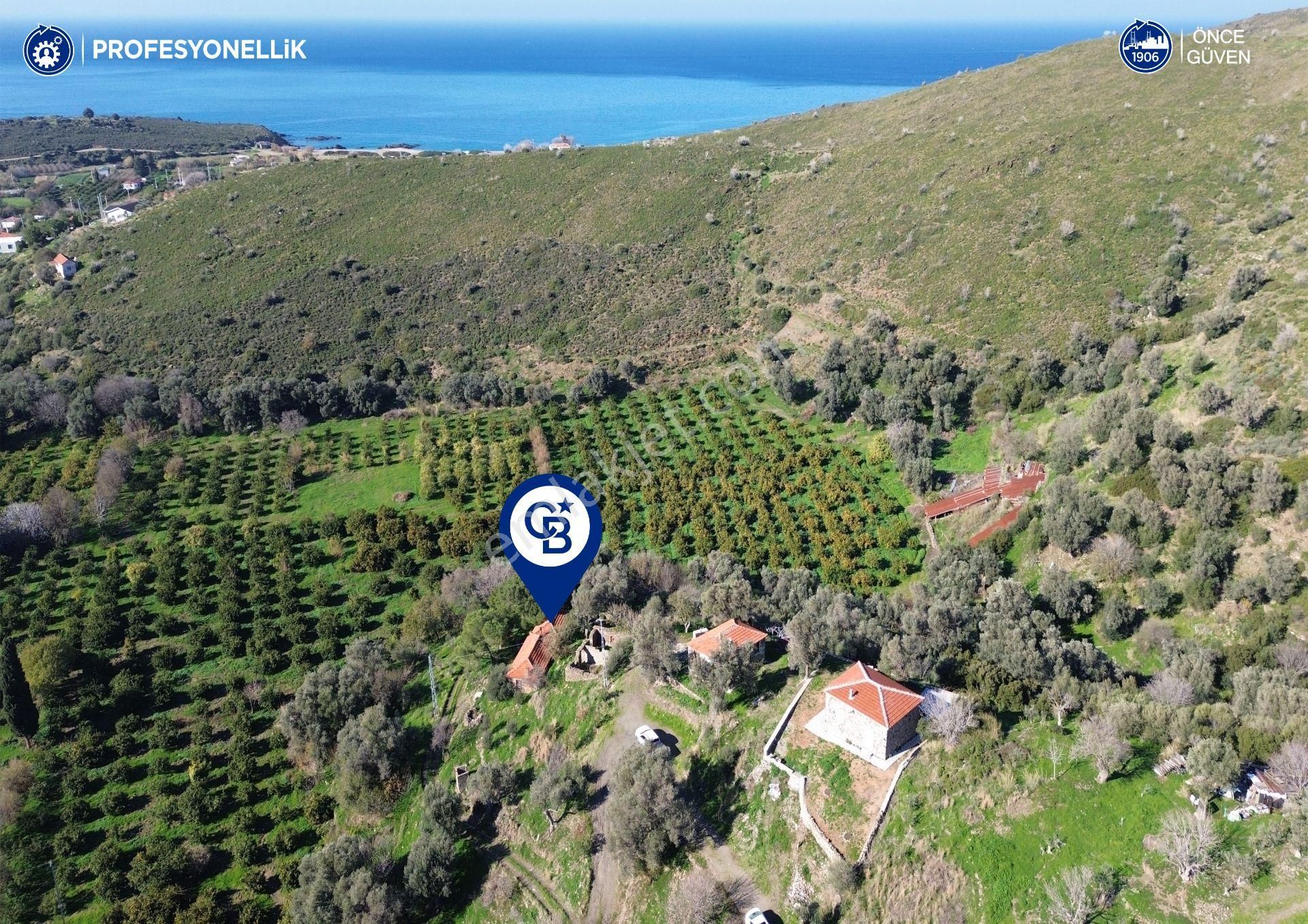 Karaburun Badembükü'nde Deniz Ve Doğa Manzaralı Ev Ve Bahçesi - Görsel 7