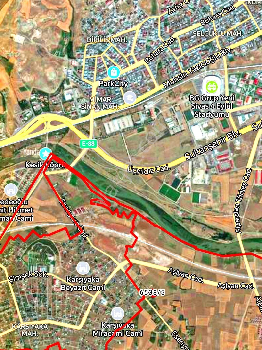 Karahan Emlak'tan Satılık 800 M² Villa Arsası : ✅ada : 6538 - Parsel : 5 - Görsel 14