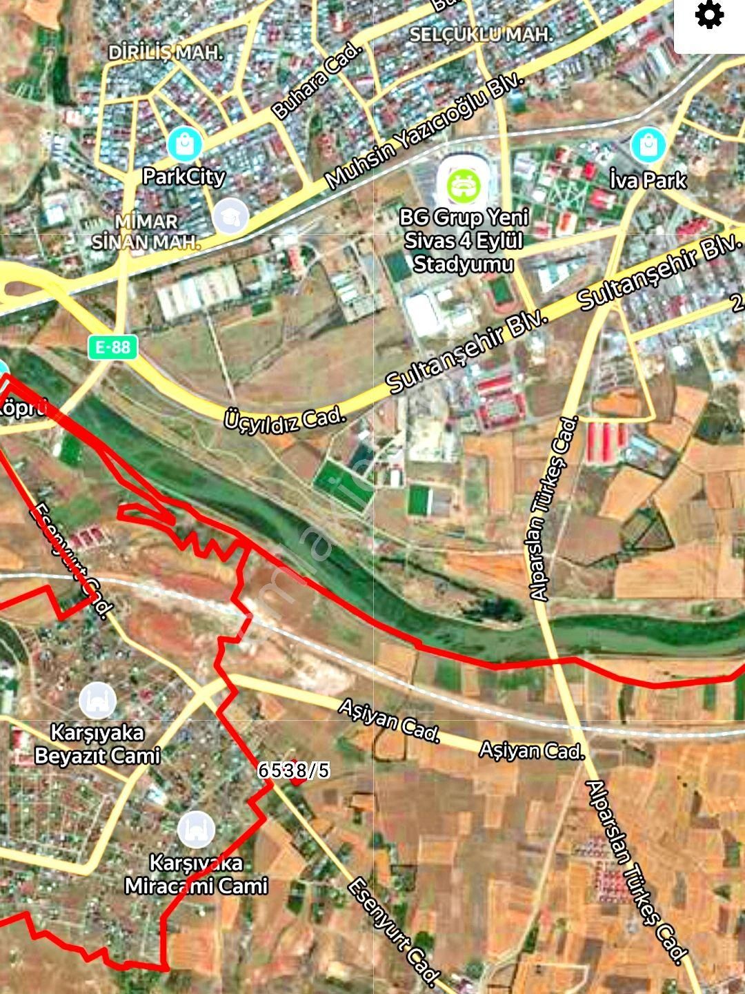 Karahan Emlak'tan Satılık 800 M² Villa Arsası : ✅ada : 6538 - Parsel : 5 - Görsel 9