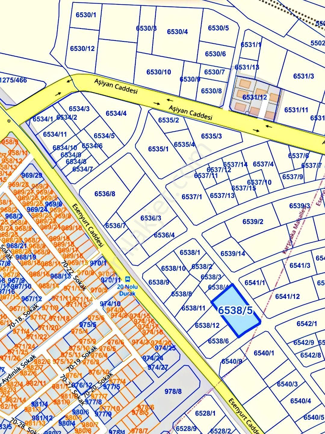Karahan Emlak'tan Satılık 800 M² Villa Arsası : ✅ada : 6538 - Parsel : 5 - Görsel 16