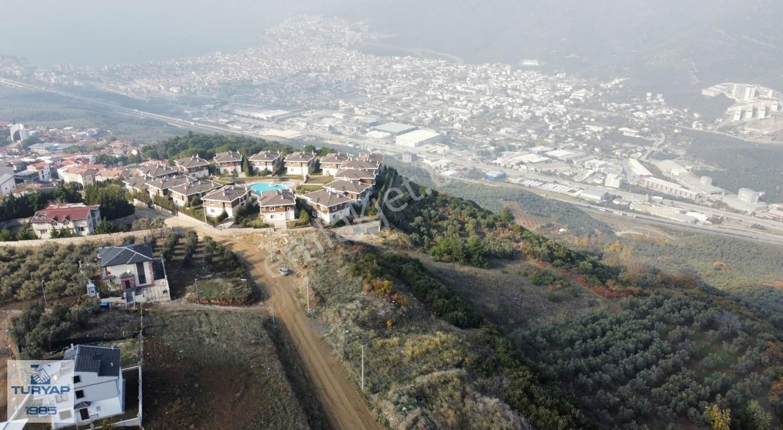 Gemlik Umurbey Satılık Villa İmarlı Turyaptan Umurbeyde 1750 M2 Satılık Villa Arsası