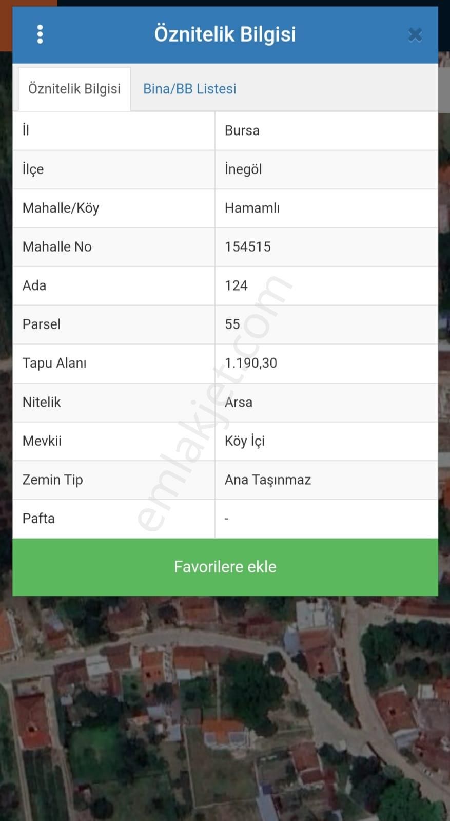 Bursa İnegöl Hamamlıda Köyiçi Fırsat Arsa - Görsel 7
