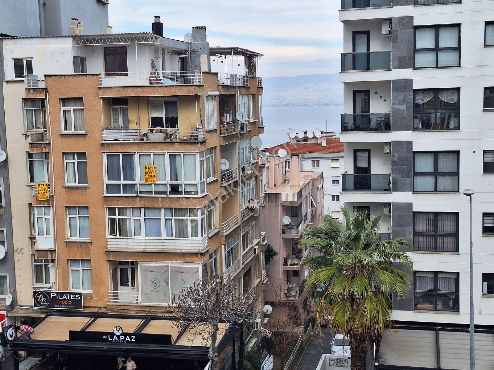 Karabağlar Basın Sitesi Satılık Daire Hatay İnönü Caddesinde 3+1 Deniz Manzaralı Satılık Daire