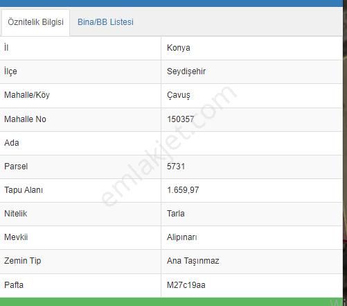 Özpınar,dan Çavuş Köyü Konya Yolu Üzeri Satılık Ceviz Tarlası 3052 M2 Evli.! - Görsel 15