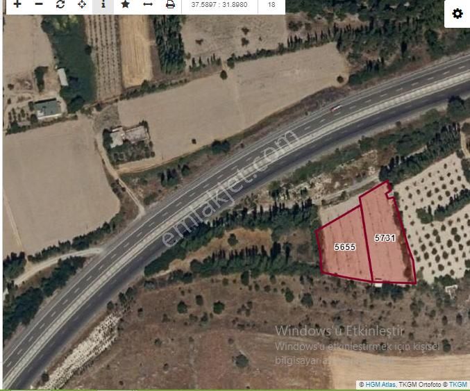 Özpınar,dan Çavuş Köyü Konya Yolu Üzeri Satılık Ceviz Tarlası 3052 M2 Evli.! - Görsel 13