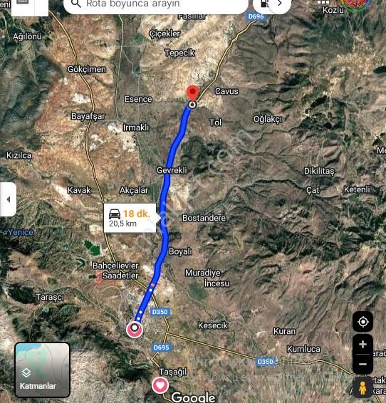 Özpınar,dan Çavuş Köyü Konya Yolu Üzeri Satılık Ceviz Tarlası 3052 M2 Evli.! - Görsel 17