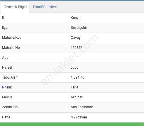 Özpınar,dan Çavuş Köyü Konya Yolu Üzeri Satılık Ceviz Tarlası 3052 M2 Evli.! - Görsel 16