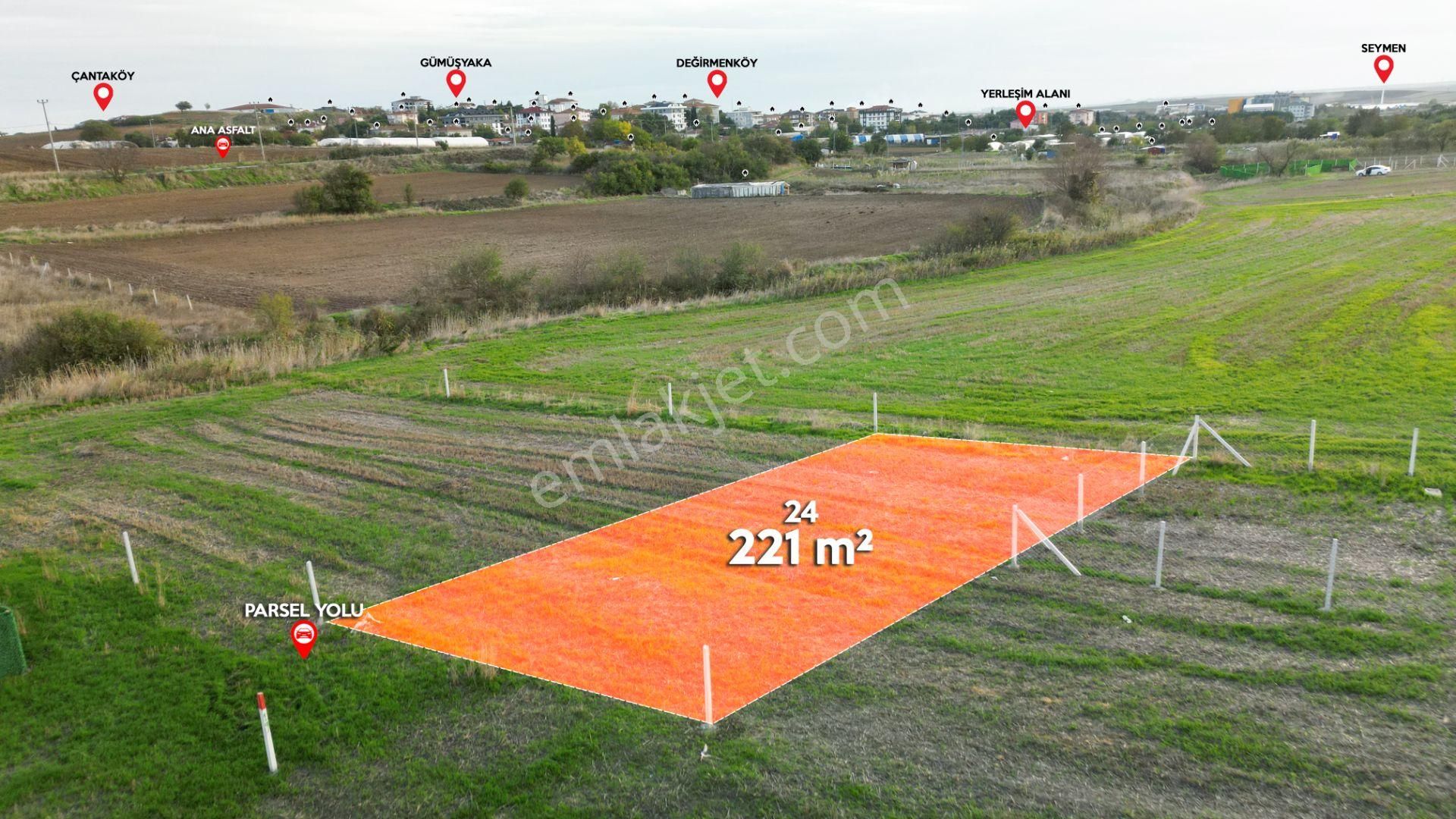 Değirmenköy'de Okula Markete Yürüme Mesafesinde 201m²tarla Bugün Al ,yarın Kazan!