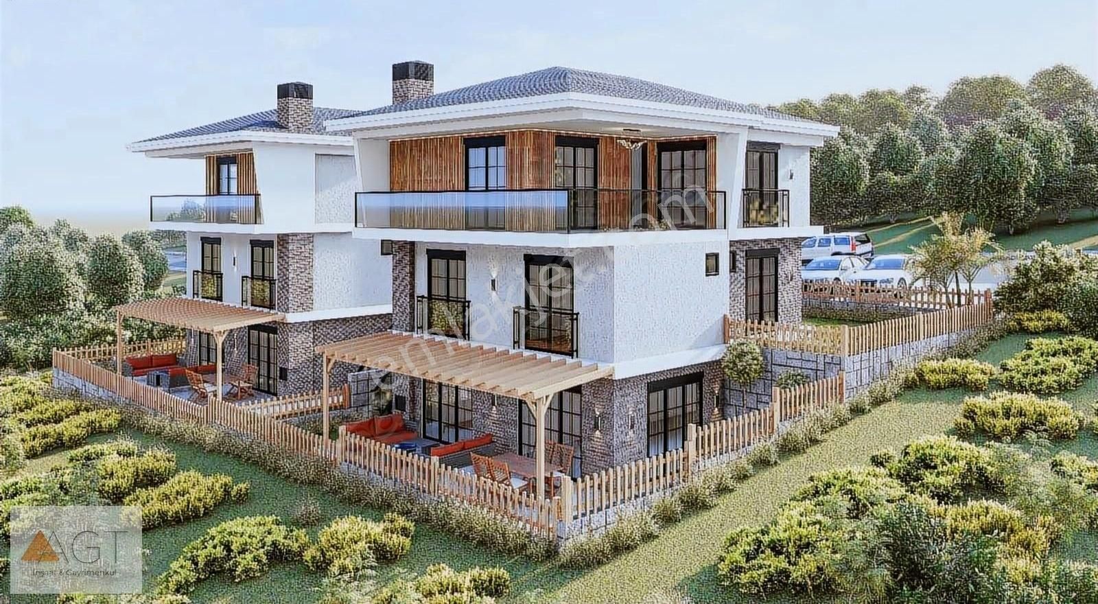 Şile Balibey Satılık Villa İmarlı Agt'den Şile Balibey Mah'de 540m2 2 Villa Çıkan İmarlı Arsa