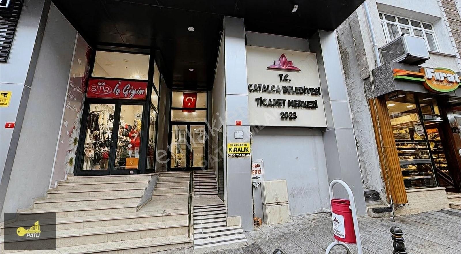 Çatalca Ferhatpaşa Kiralık Dükkan & Mağaza Patu Emlak'tan Çatalca Ticaret Merkezinde 50m² Kiralık Dükkan