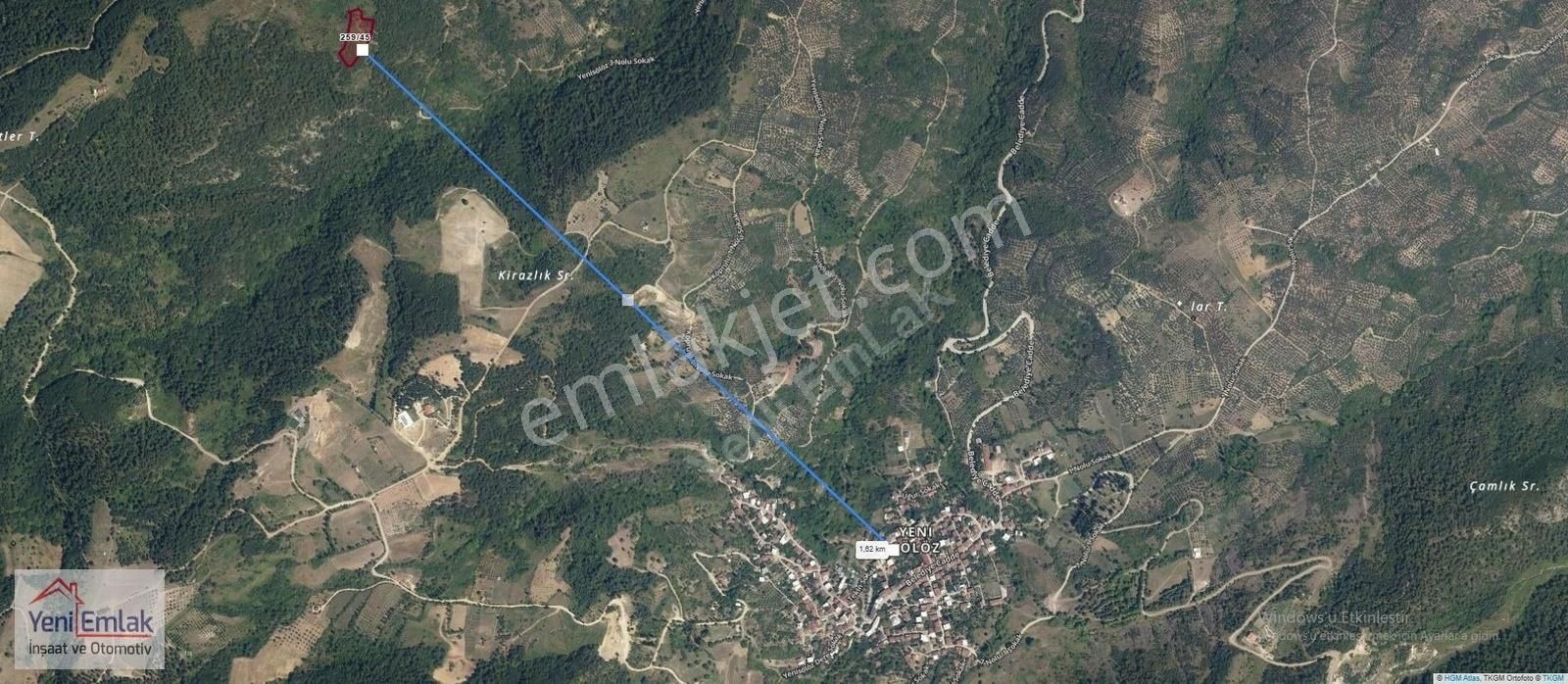 Orhangazi Yenisölöz Satılık Tarla Yeni'den Yenisölözde 5140 M2 Satılık Tarla