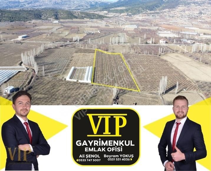 Elmalı Akçay Satılık Tarla Vip Gayrimenkul'den Akçay Mah14.750m²uygun Yetişkin Elma Bahçesi