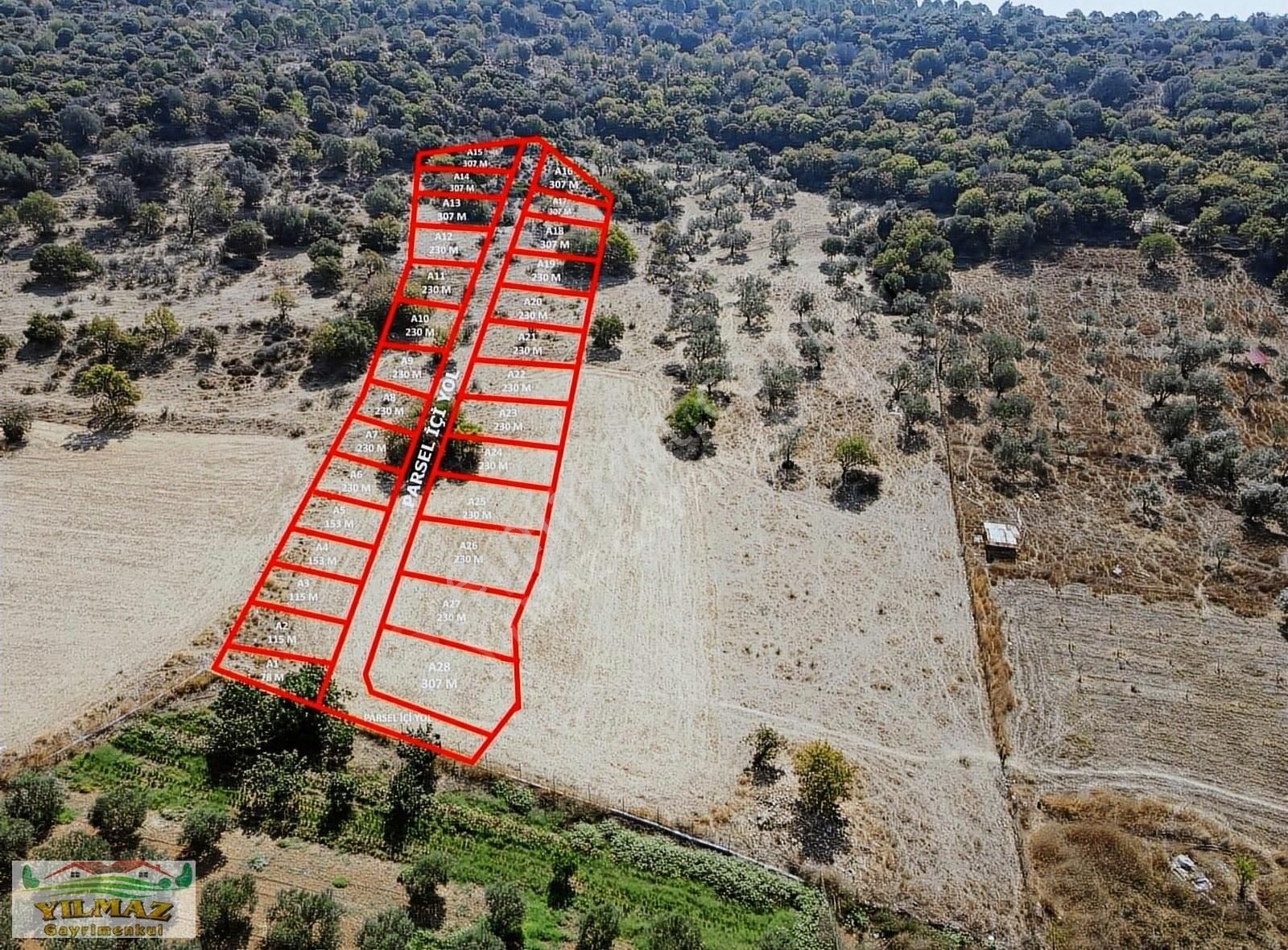 Foça Kozbeyli Satılık Tarla Foça Kozbeylide Harika Konumda Satılık Arsa