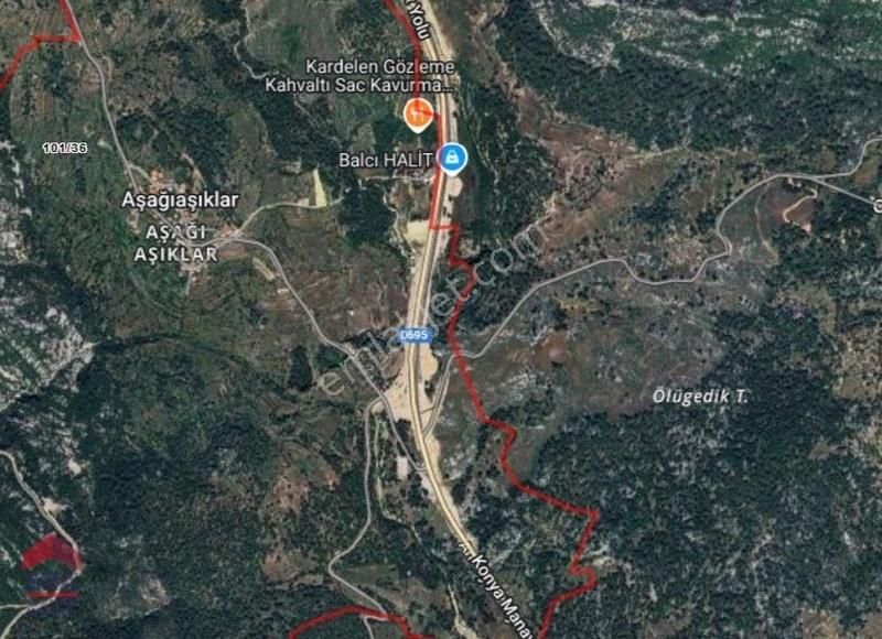 Antalya Akseki Aşağıaşıklar Satılık Tek Tapu Tarla - Görsel 12