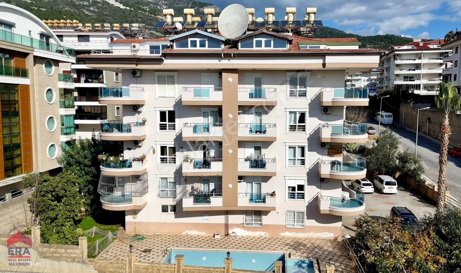 Alanya Büyükhasbahçe Satılık Daire Büyükhasbahçe'de Satılık Havuzlu 2+1 Daire