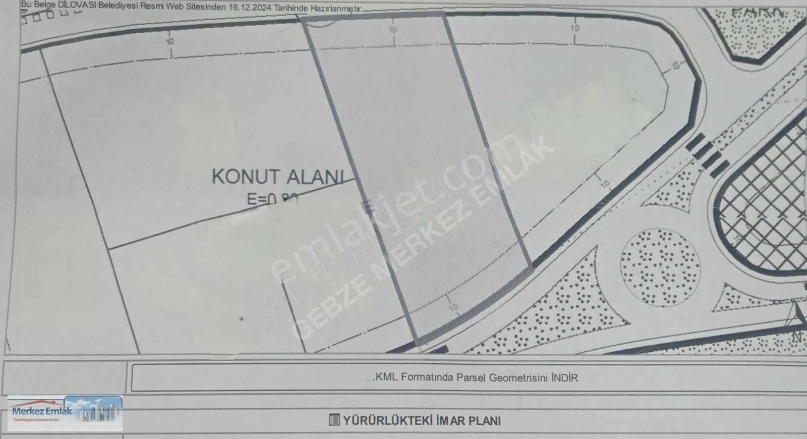 Dilovası Köseler Satılık Konut İmarlı Merkez Emlak Armağan'dan 4431 M² Arsa Emsal Değer %80 İmarlı