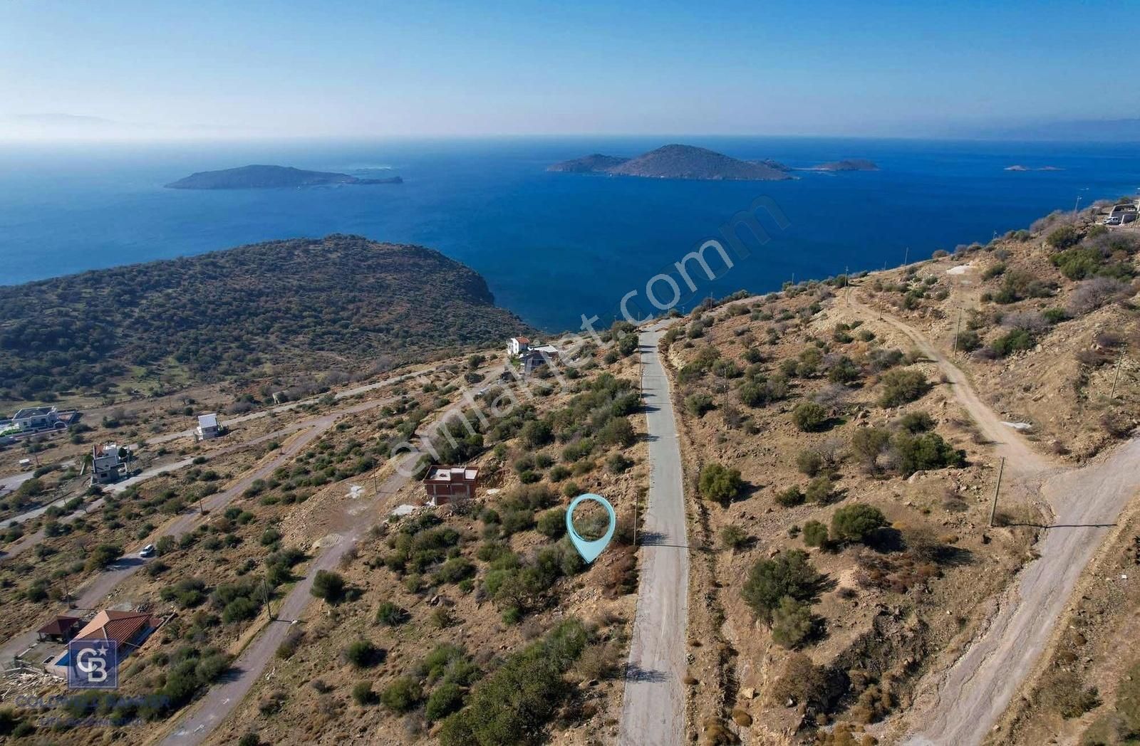 Dikili Çandarlı Satılık Villa İmarlı Çandarlı Eykoda Ada Manzaralı Villa İmarlı Arsa