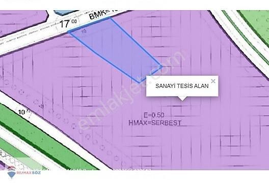 Melikgazi Eğribucak Satılık Sanayi İmarlı Melikgazi Organize Sanayi'de Satılık 2725 M2 ''sanayi Parseli''