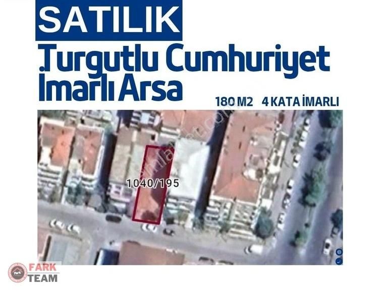 Turgutlu Cumhuriyet Satılık Konut İmarlı Manisa Turgutlu Cumhuriyet'te Satılık 4 Kat İmarlı Arsa