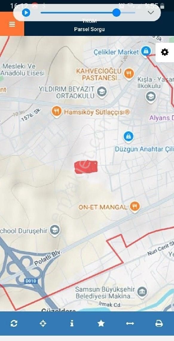 İlkadım Tepecik Satılık Konut İmarlı Vural Grup İnşaat Emlak'tan Satılık Arsa