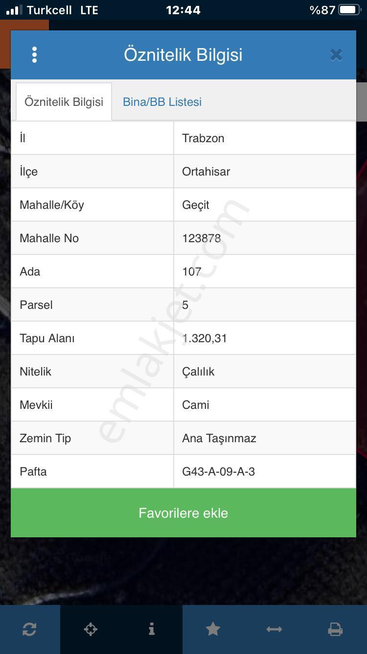 Trabzon Mağmat Geçit Mahallesi Satılık 1.320 M2 Arazi - Görsel 10