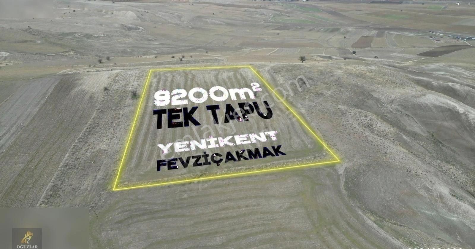 Sincan Fevzi Çakmak Satılık Tarla Oğuzlar'dan__ Fevziçakmak'ta 9200m2 Yatırımlık Tek Tapu Tarla