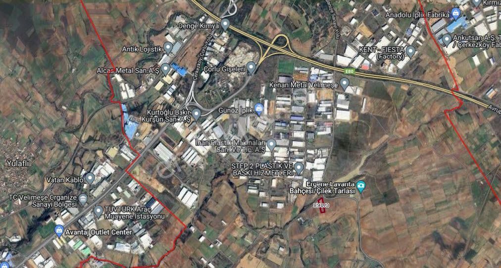 Velimeşe Sanayi Bölgesinde Yola Cephe 10.179 M2 Sanayi Arsası Portföy:1309 Env - Görsel 3