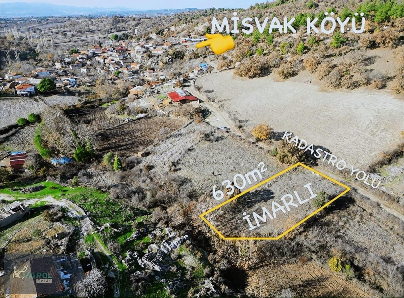 Ayvacık Misvak Köyü Satılık Tarla 630m² Köy İmarlı Satılık Arsa