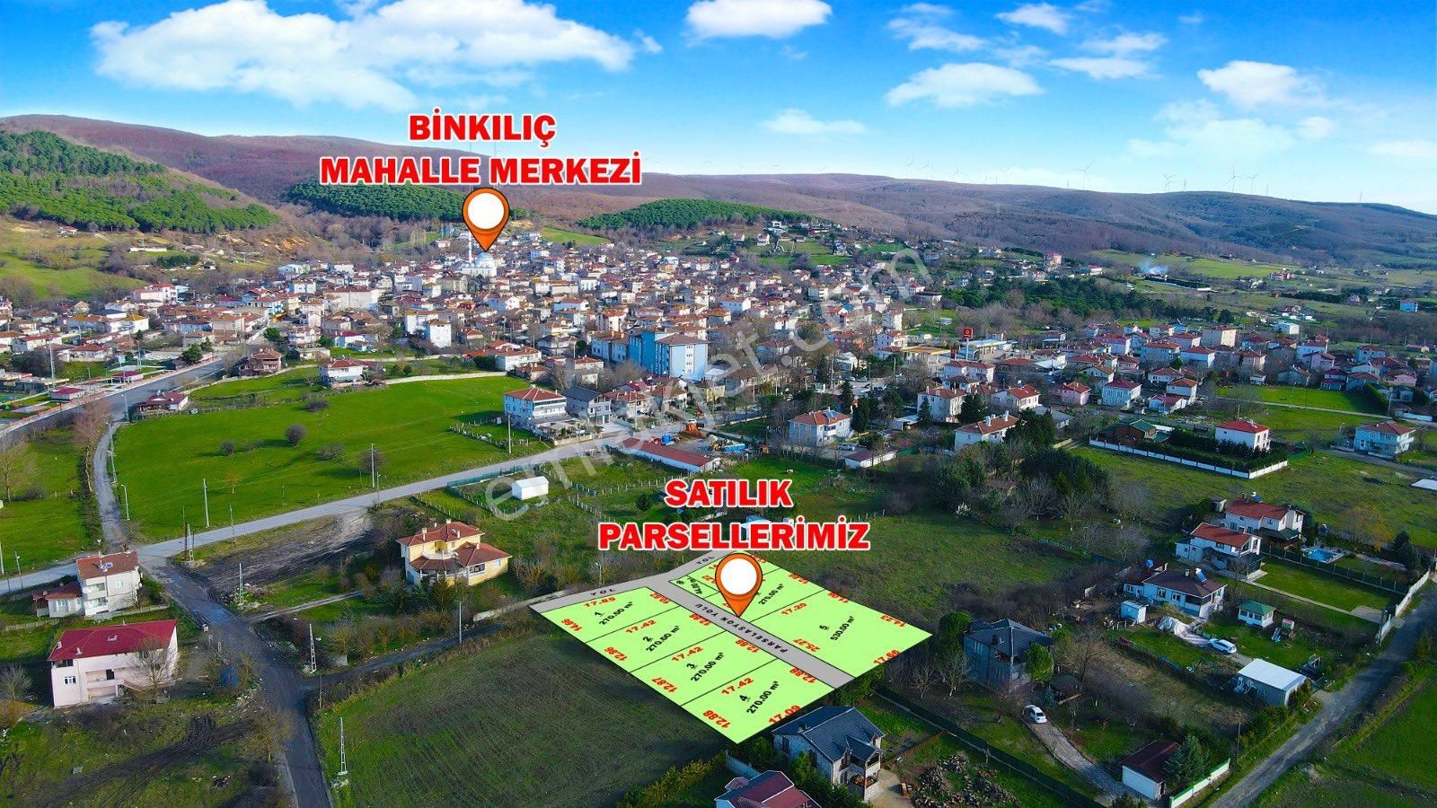 Çatalca Atatürk Satılık Tarla Çatalca Binkılıç Köy İçi 270 Metre İmarlı Tüm Alt Yapılar Mevcut