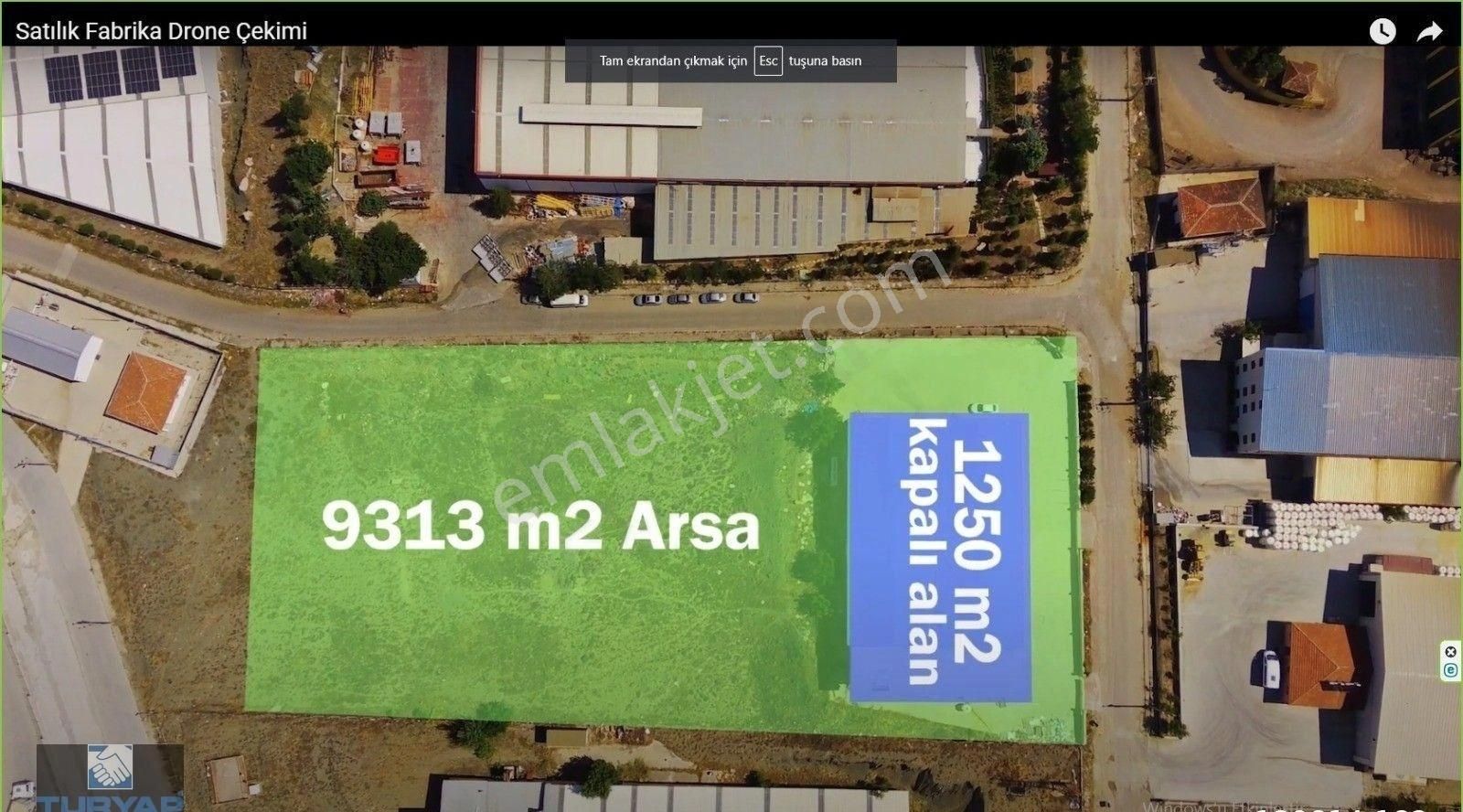 Kırıkkale Yahşihan Satılık Depo, Antrepo İzinli Turyap'tan Kırıkkale O.s.b.de Satılık Fabrika Ve 9,313 M2 Arsası