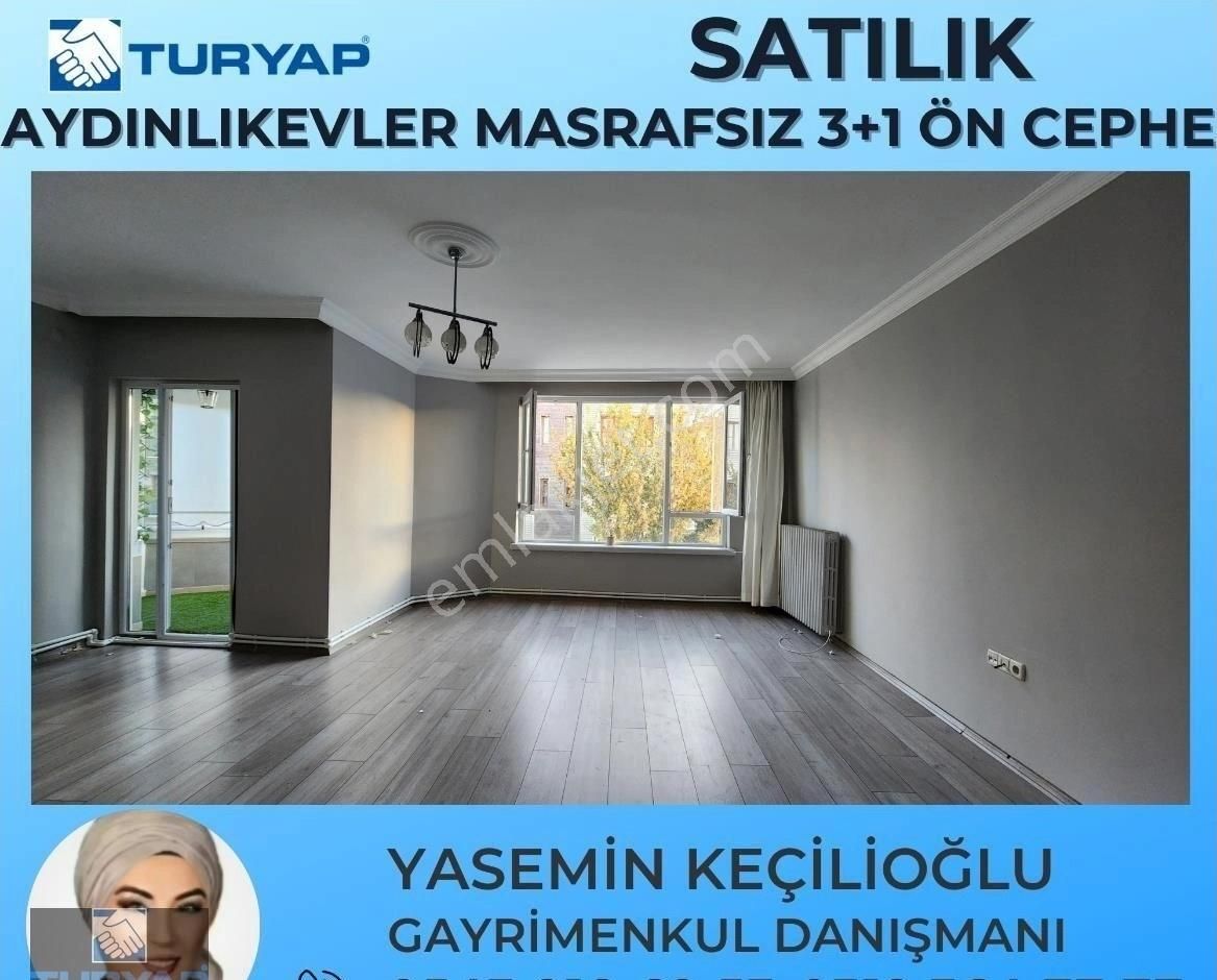 Altındağ Aydınlıkevler Satılık Daire Turyap'tan Aydınlıkevler Ş.mustafa Baş Cd.3+1 Yapılı Satılık