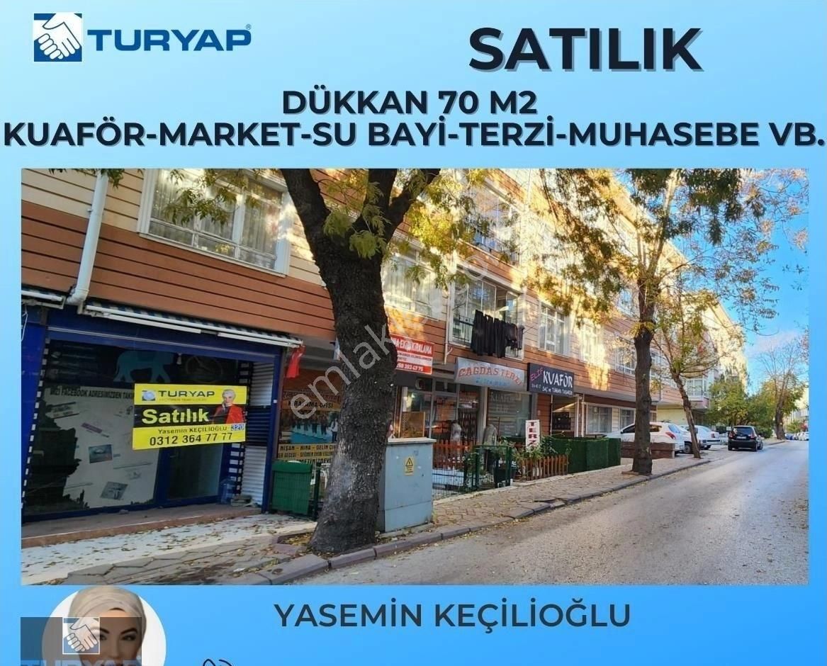 Altındağ Aydınlıkevler Satılık Dükkan & Mağaza Turyap'ta Aydınlıkevler Çağdaş Cd.70m2 Dükkan Otoparklı Satılık