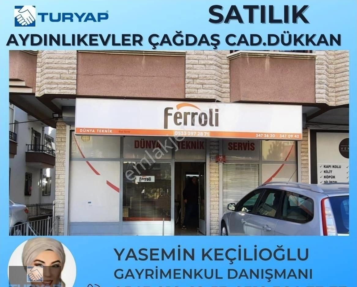 Altındağ Aydınlıkevler Satılık Dükkan & Mağaza Turyap'tan Aydınlıkevler Çağdaş Cd.103 M2 2 Katlı Satılık İşyeri