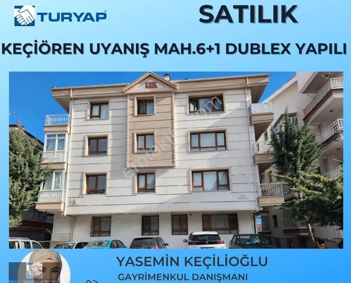 Keçiören Osmangazi Satılık Daire Turyap'tan Keçiören Uyanış 6+1 Yapılı Dublex Daire Satılık