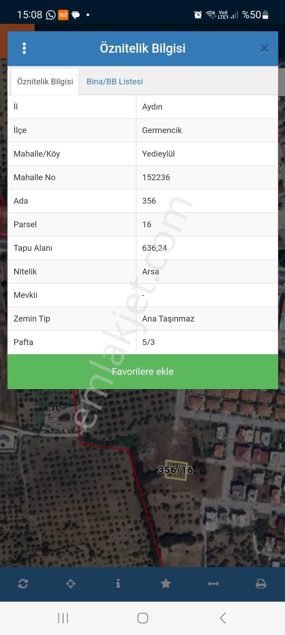 Aydın Germencik Kat Karşılığı Konut İmarlı Germencik'de 5 Kata İmarlı Kat Karşılığı Arsa