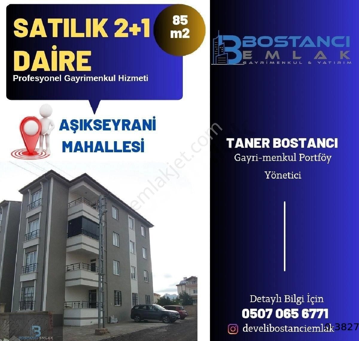 Develi Aşık Seyrani Satılık Daire Bostancı Emlaktan Satılık Daire