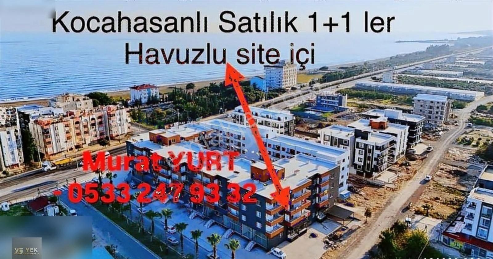 Erdemli Kocahasanlı Satılık Daire Havuzlu Site İçi Satılık 1+1 Ler